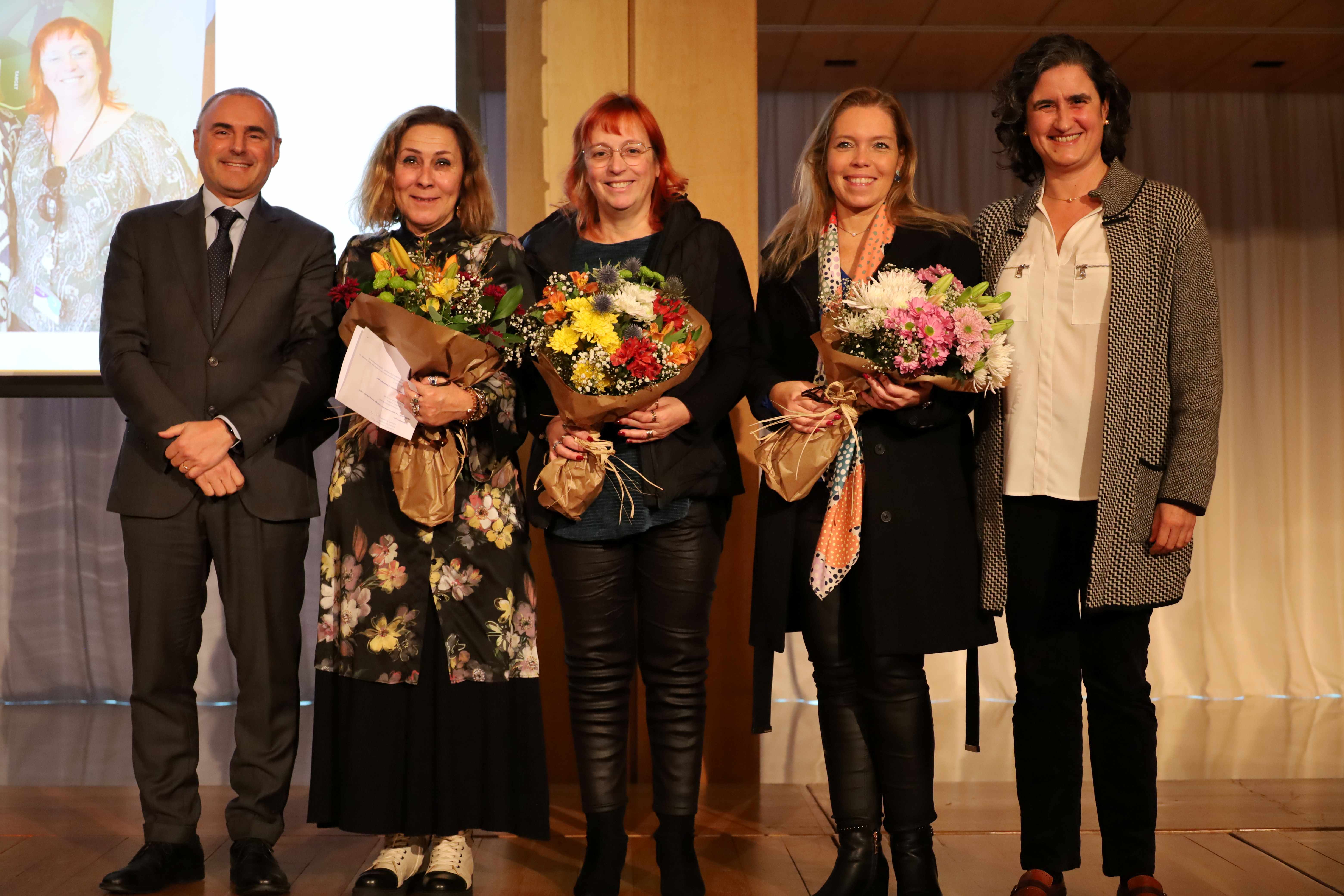 Carlos Lima Alves, Helena Baião, Vanda Valente, Carla Madureira e Cláudia Faria, do EATRIS PT