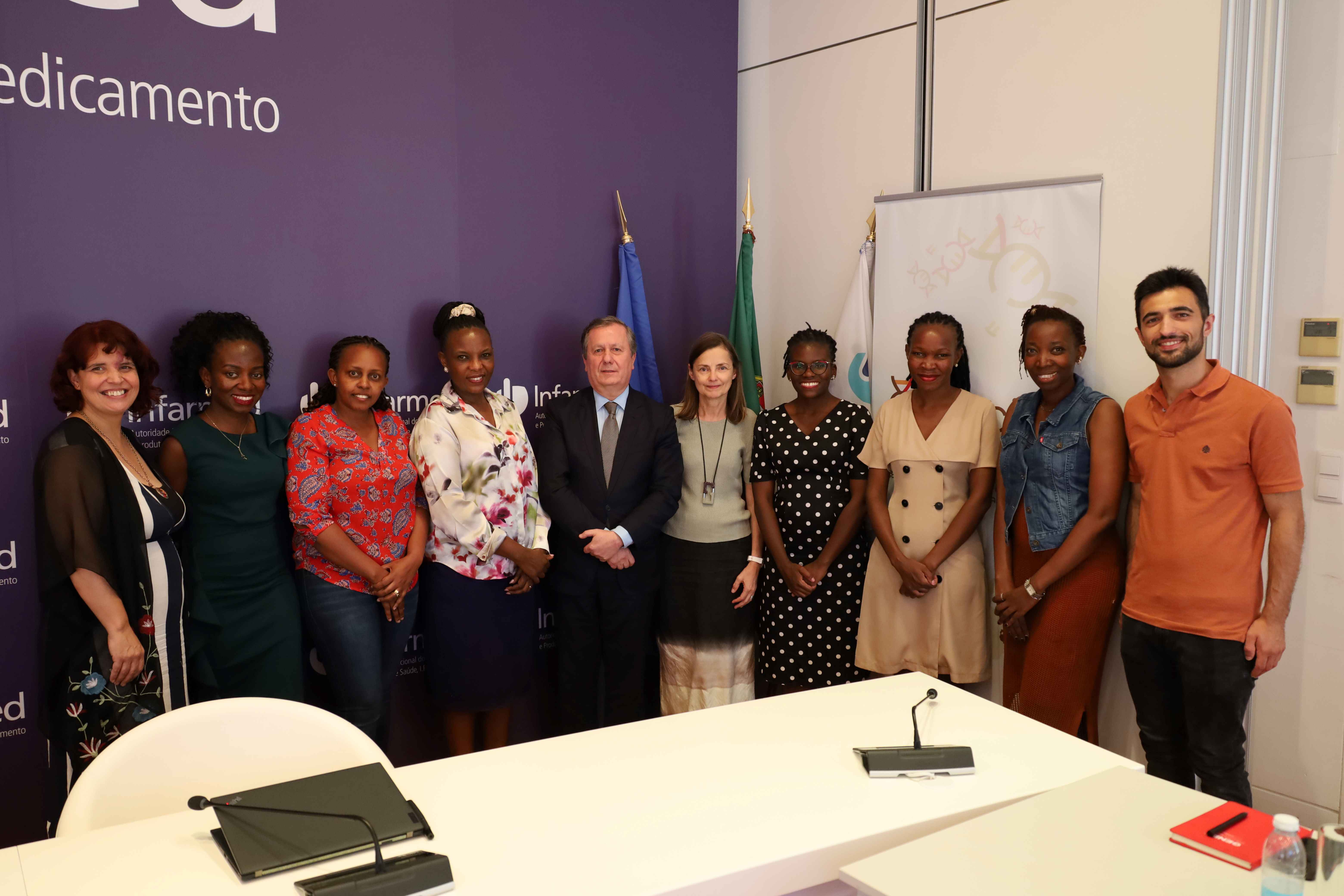 Infarmed acolheu, nos dias 2 e 3 de julho, um conjunto de sessões de formação e partilha de experiências destinadas a profissionais das autoridades reguladoras da Tanzânia e do Uganda