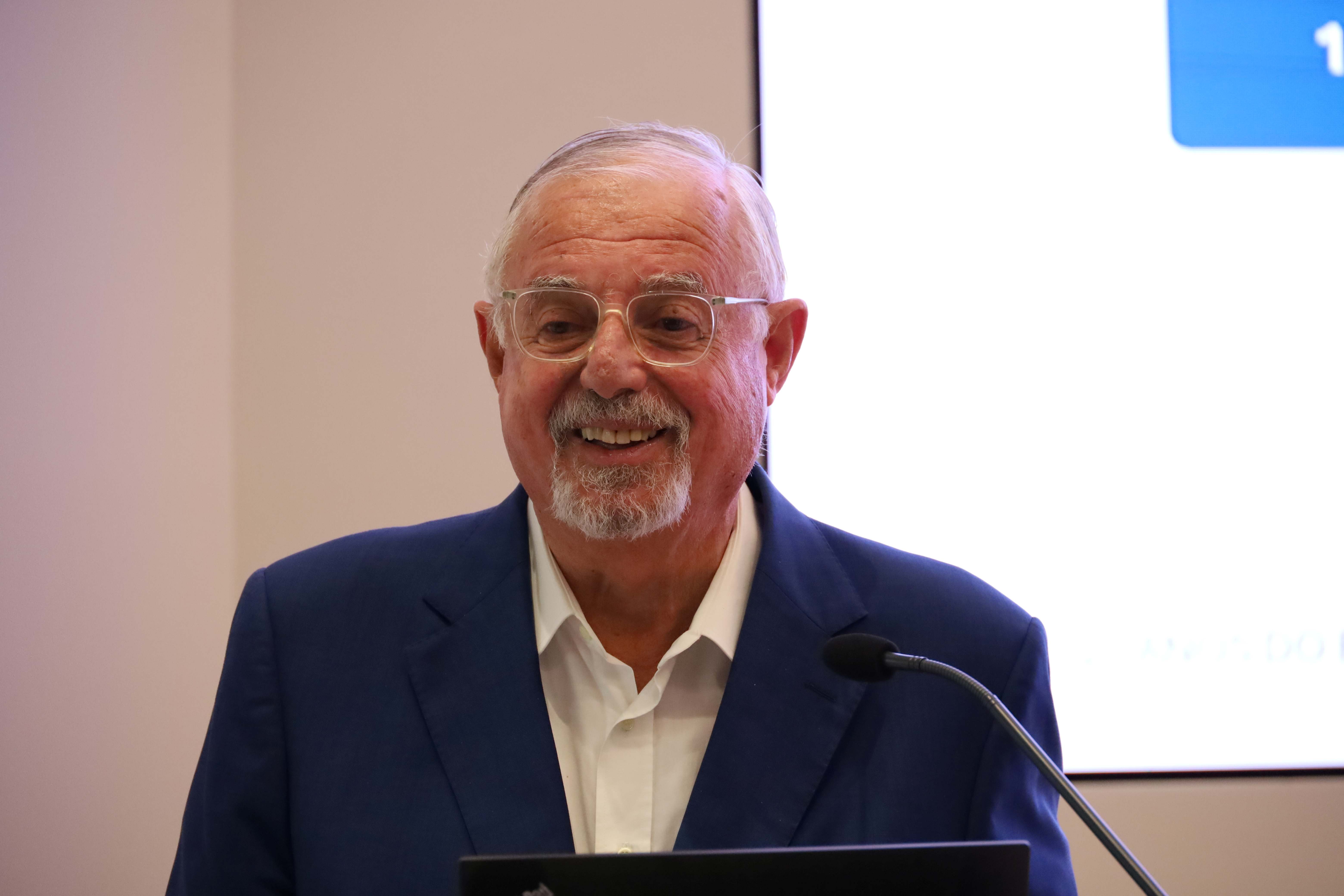 José Aranda da Silva no evento da APJF