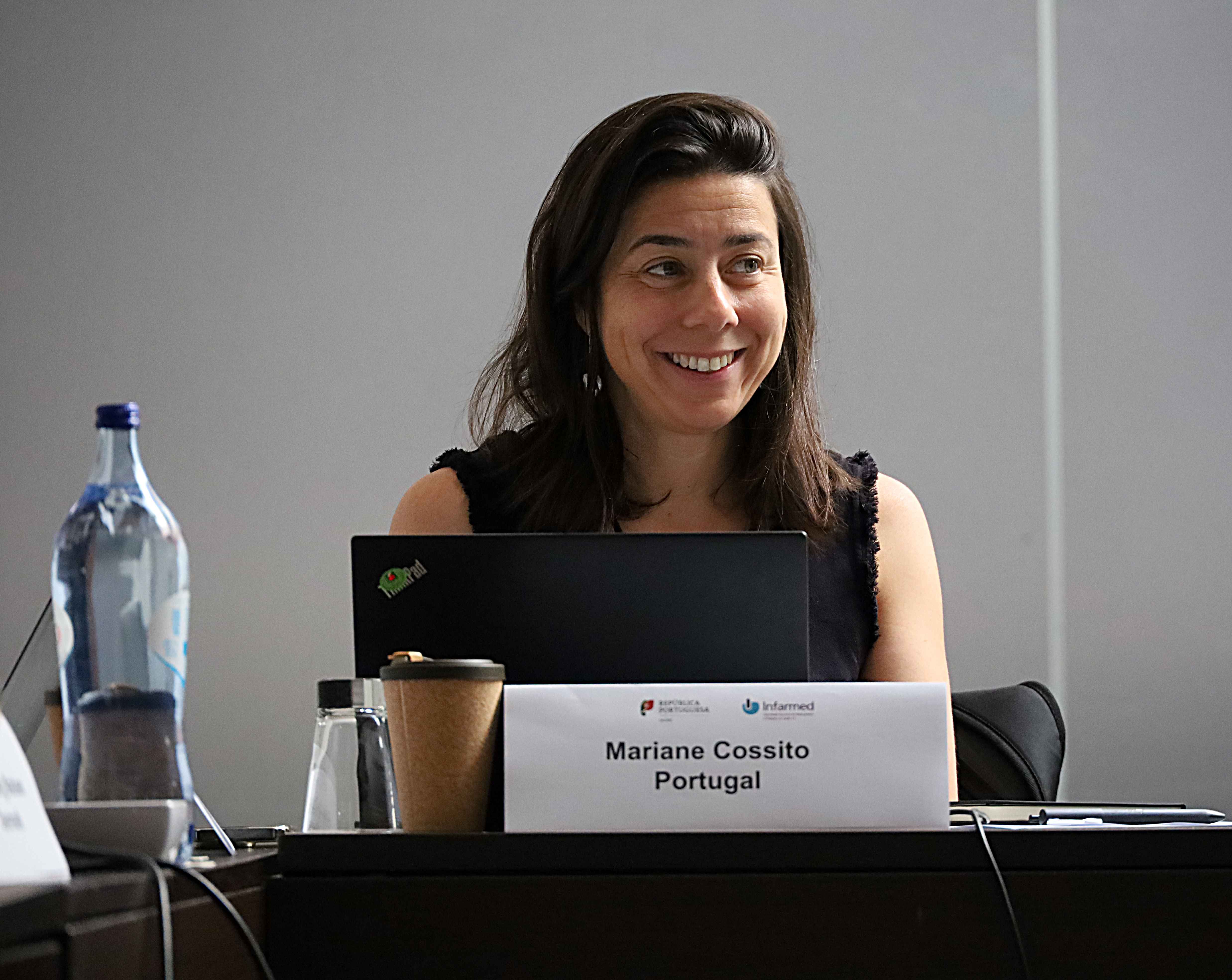 Mariane Cossito na reunião anual do Comité Executivo da Iniciativa Internacional de Horizon Scanning
