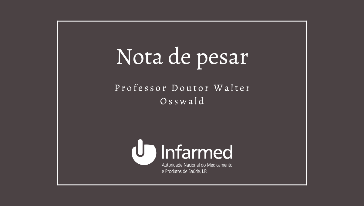 Nota de pesar Walter Osswald
