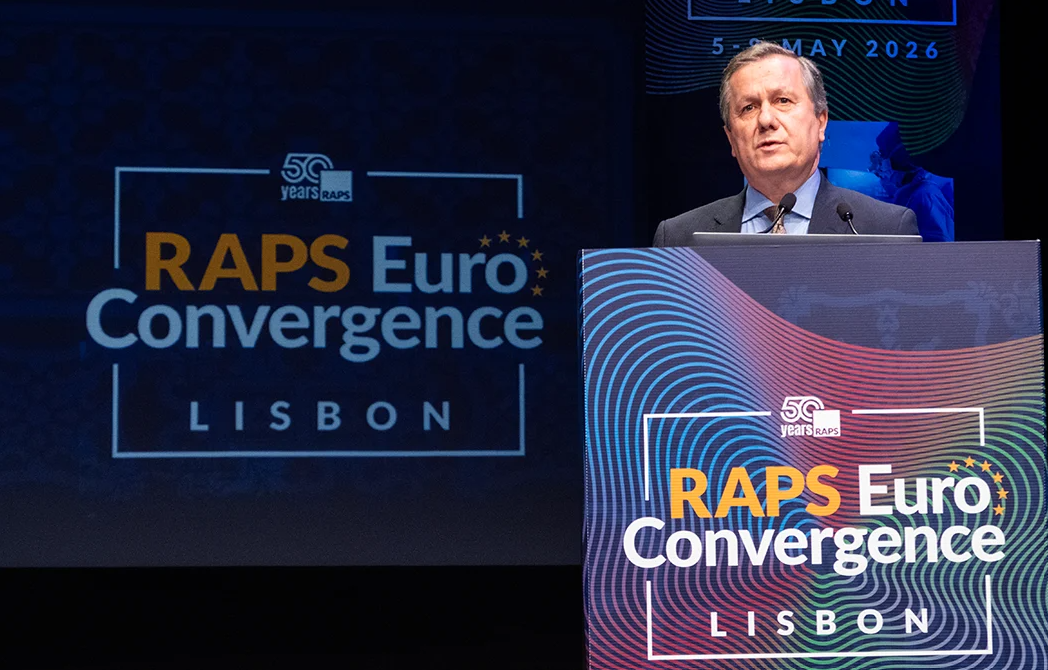 Rui Ivo na cerimónia de abertura da 'RAPS Euro Convergence'