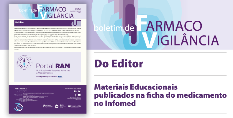 Boletim de Farmacovigilância, Volume 27, nº 1 e 2, janeiro e fevereiro de 2023